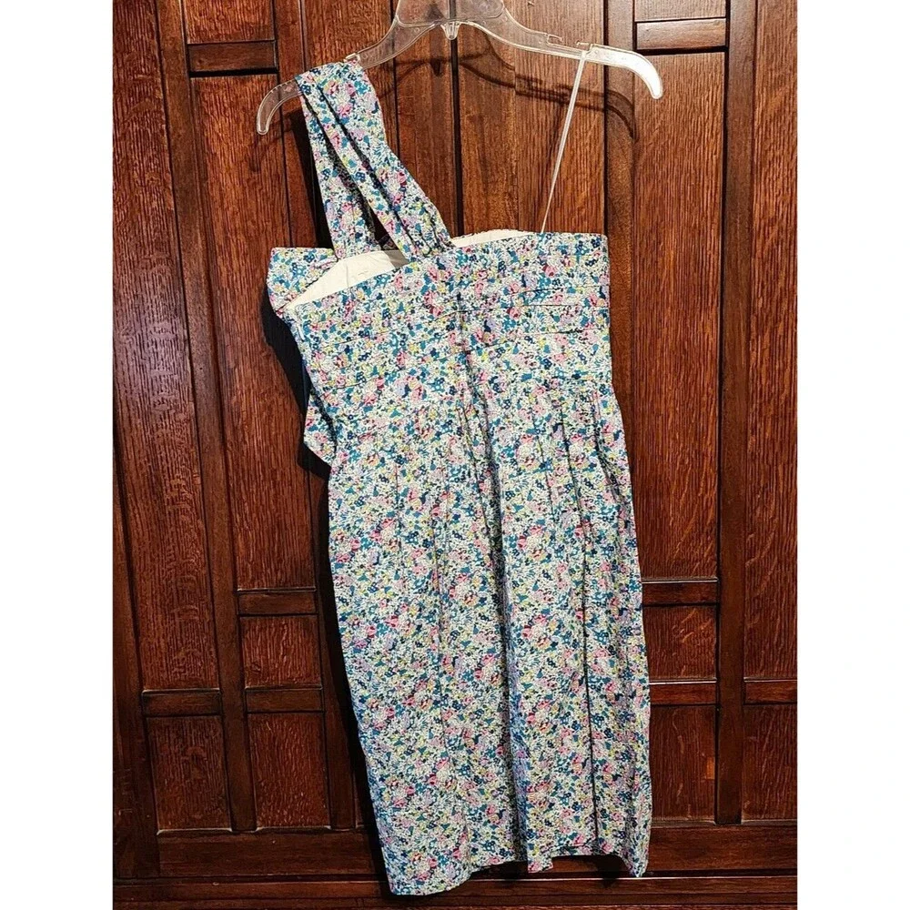 J. Crew X Liberty Of London Floral Shoulder-tie Dress, Size 0